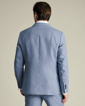 Veste En Lin Bleu Charron