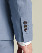 Pure Linen Jacket Airforce