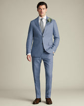 Pure Linen Suit Airforce