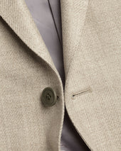 Wool Twill Silk Jacket