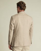 Wool Twill Silk Jacket