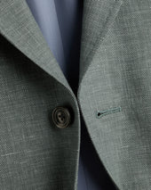 Linen Cotton Jacket Green