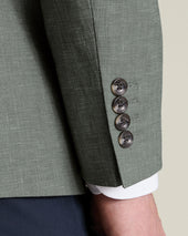 Linen Cotton Jacket Green