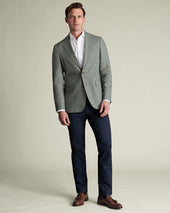 Linen Cotton Jacket Green