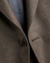 Wool Silk Jacket Mocha