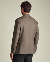 Wool Silk Jacket Mocha