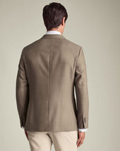 Double Breasted Wool Silk Jacket