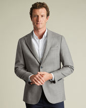 Wool Texture Jacket - Silver