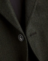 Wool Texture Jacket Green