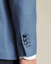 Wool Silk Jacket Blue