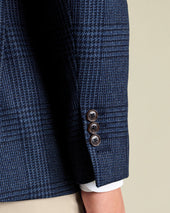 Wool Silk Check Jacket
