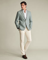 Wool Silk Jacket Pale