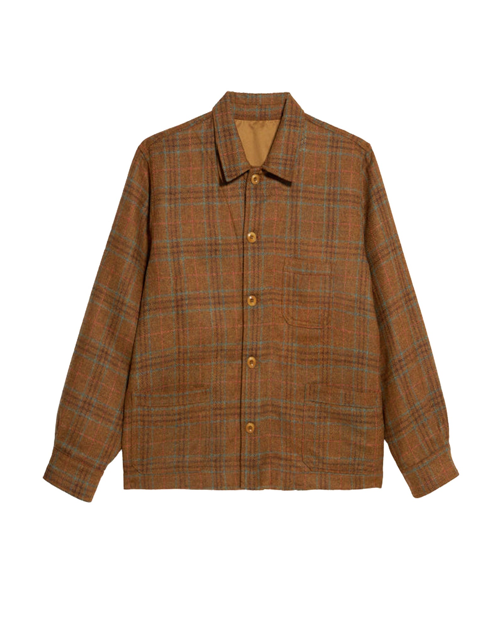 Seneca Jacket Woollen Check Short Work