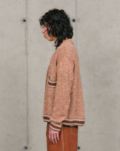 Bulb Cardigan Twisted Pink