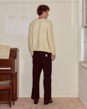 Sequin Spotlight Cardigan - Ivory