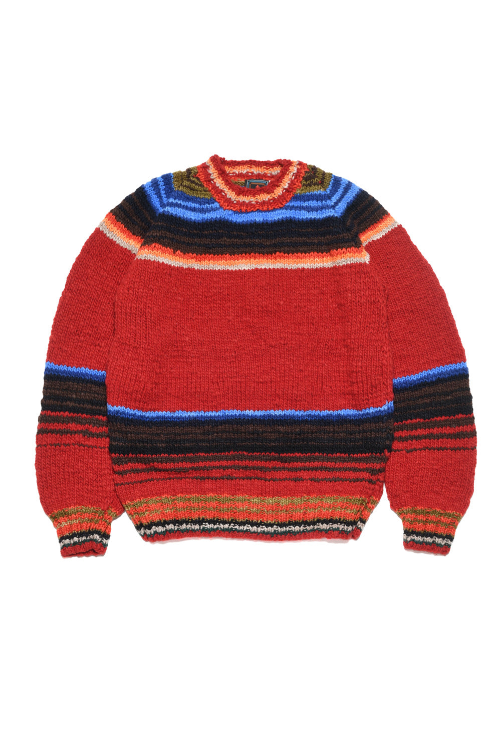Serape Pullover Red