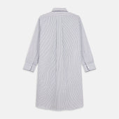 And Navy Striped Cotton Sussex Nightshirt