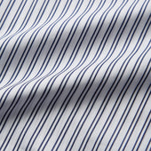 And Navy Striped Cotton Sussex Nightshirt