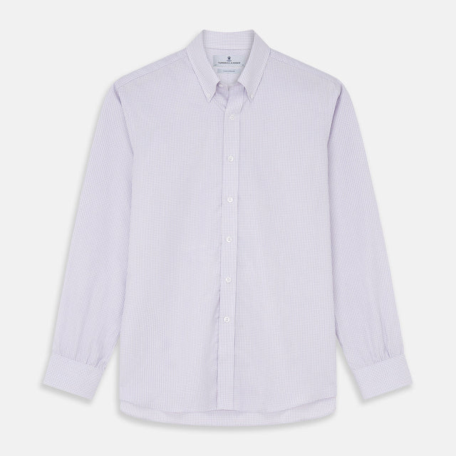 Blue Multi Check Cashmerello Weekend Fit Hayne Shirt