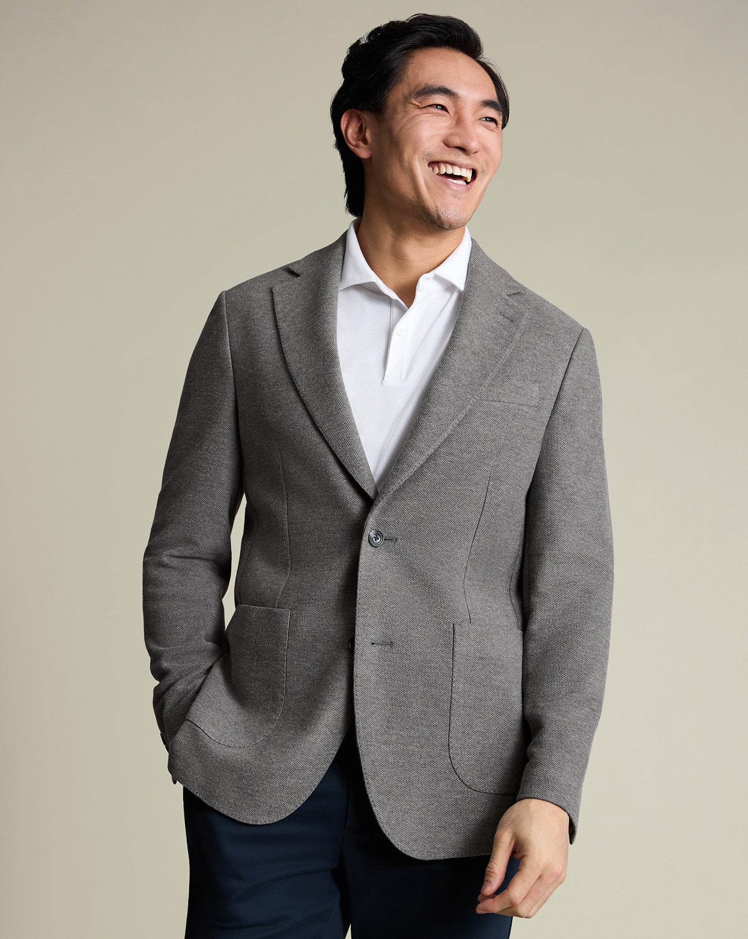 Jersey Jacket Grey