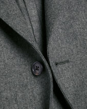 Unstructured Wool Jacket Gray