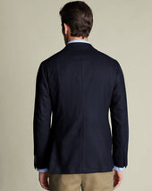 Unstructured Wool Twill Jacket