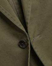 Cotton Stretch Jacket Dark Green