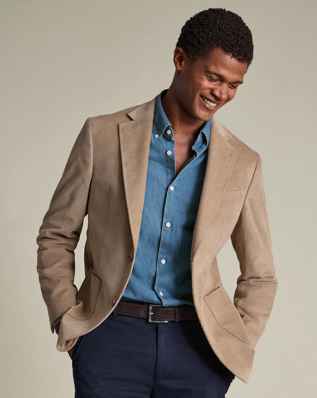 Corduroy Jacket - Taupe