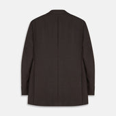 And Navy Checked Wool Barrington Blazer