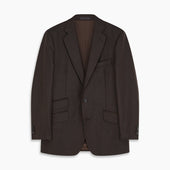 And Navy Checked Wool Barrington Blazer