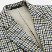 Grey And Navy Tweed Barrington Blazer
