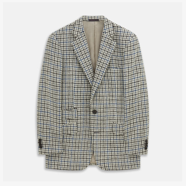 Grey and Navy Tweed Barrington Blazer