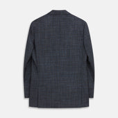 Check Wool And Cashmere Blend Double Breasted Bertie Blazer