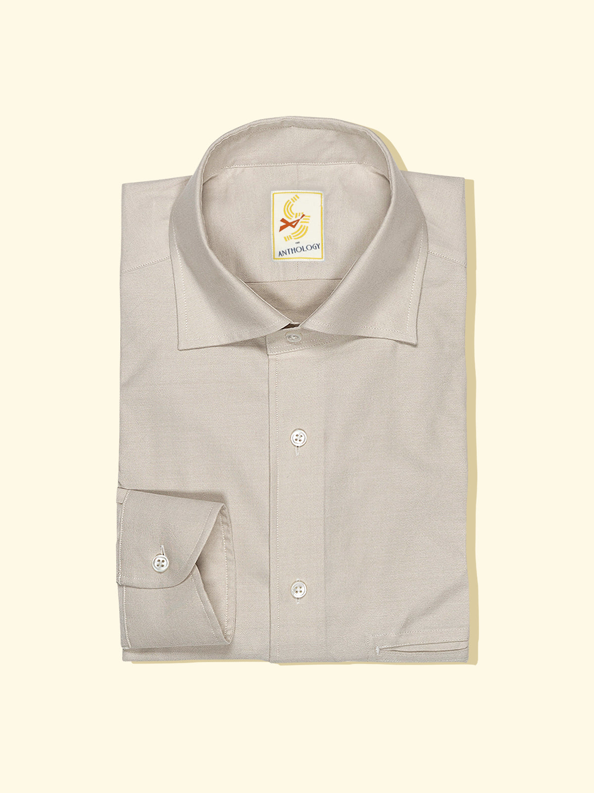 Oyster Cotton Silk Merino Shirt The Anthology