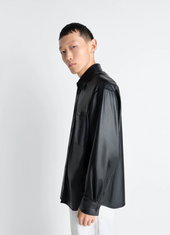 Overshirt In Light Nappa Lamb