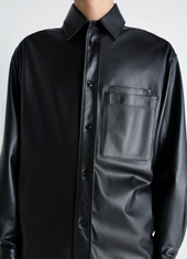 Overshirt In Light Nappa Lamb