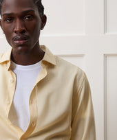 Merino Spread Collar Dress Shirt