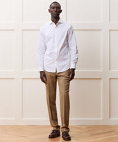 Cotton Spread Collar Dress Shirt