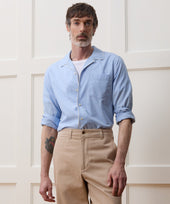 Cotton-Silk Pajama Shirt