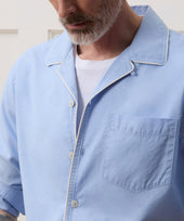 Cotton-Silk Pajama Shirt