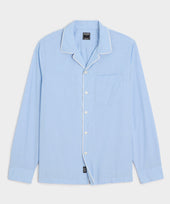 Cotton-Silk Pajama Shirt
