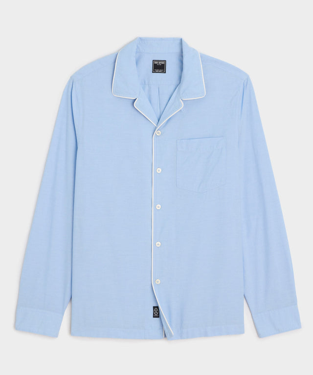 Cotton-Silk Pajama Shirt
