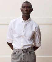 Japanese Selvedge Oxford Button-Down Collar Shirt