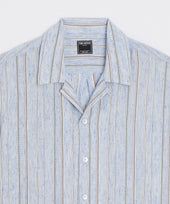 Cropped Camp Collar Shirt