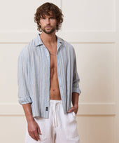 Cropped Camp Collar Shirt
