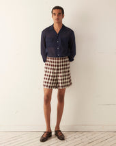 Shadow Plaid Rugby Shorts