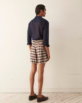 Shadow Plaid Rugby Shorts