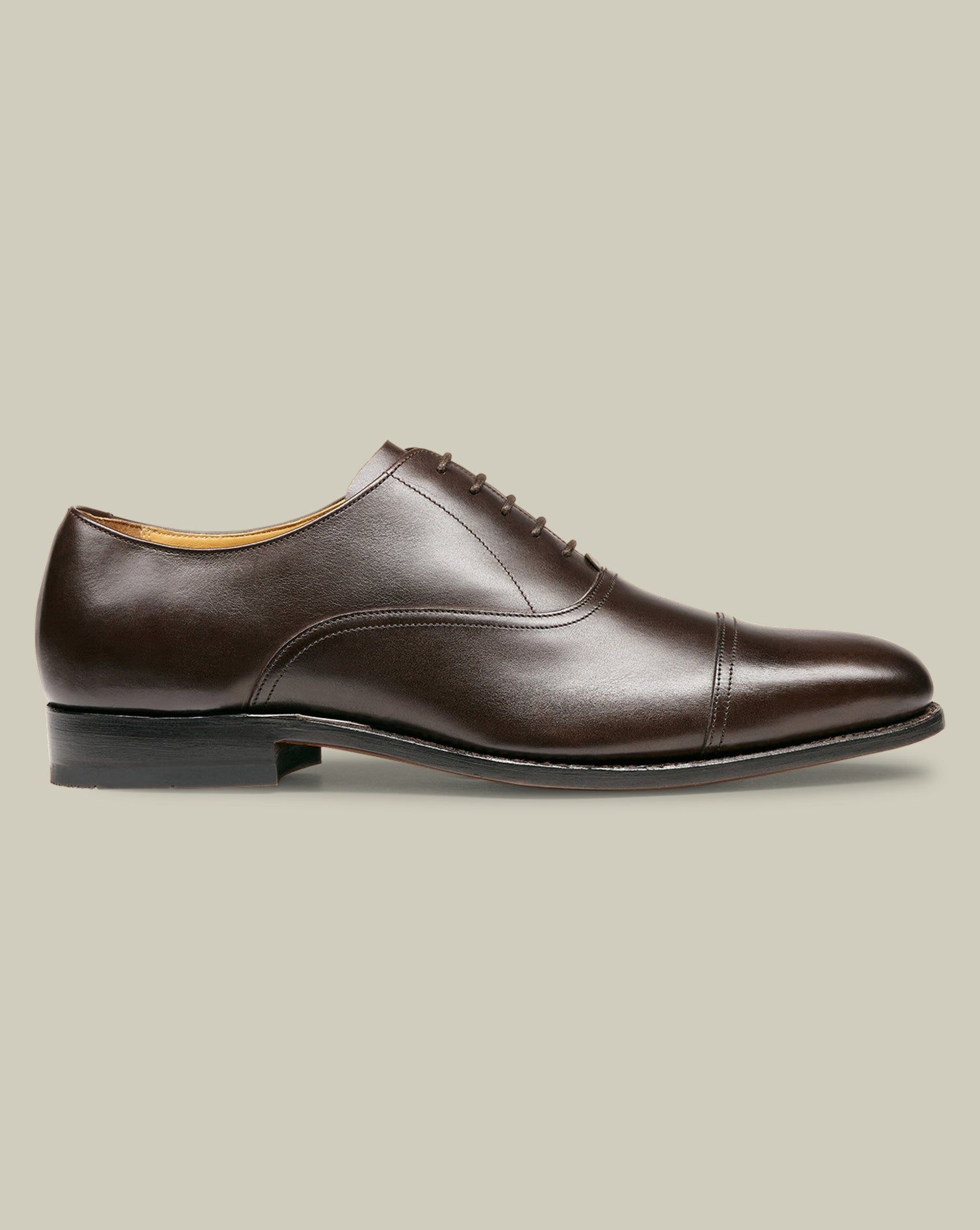 Leather Oxford Shoes Dark