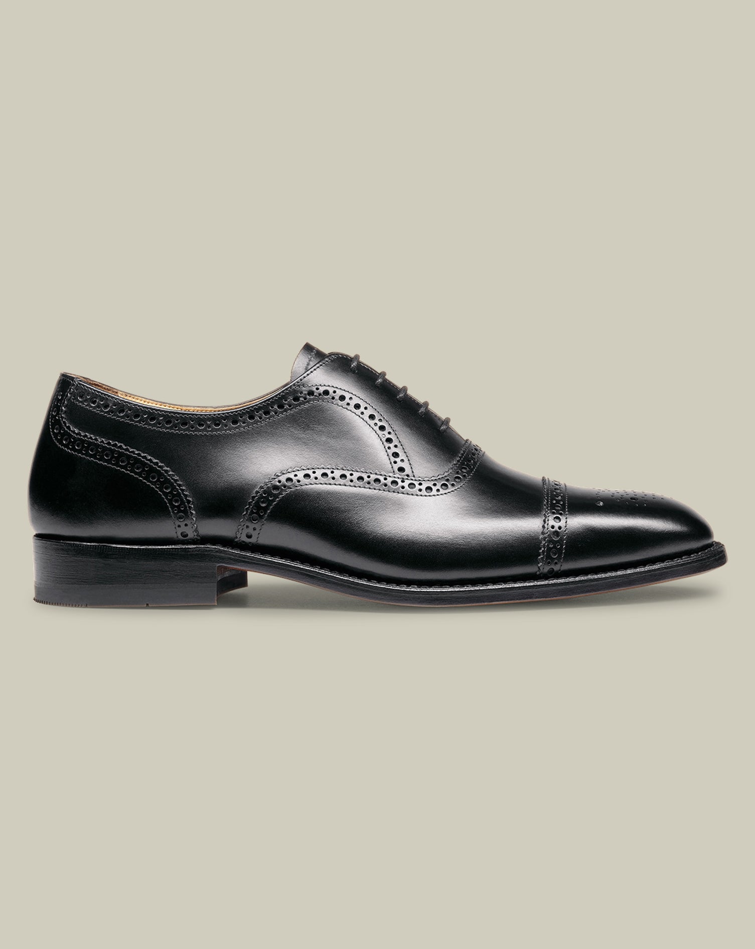 Leather Oxford Brogue Shoes