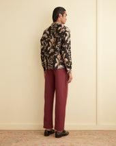 Sheer Cranes Long Sleeve Shirt